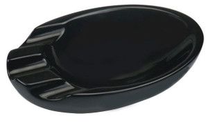 Visol Bradford Black Ceramic Cigar Ashtray For Patio Use - VASH715 Visol Bradford Black Ceramic Cigar Ashtray For Patio Use - VASH715